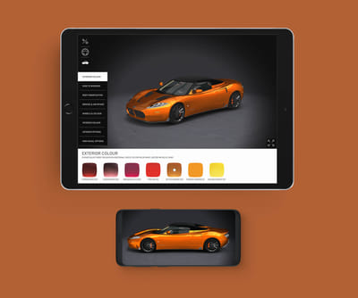 Spyker Cars - 3D configurator - Branding & Positionering