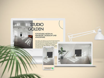 Studio Golden - Image Website - Web Application