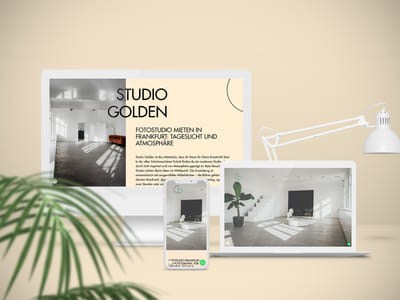 Studio Golden - Image Website - Web Application