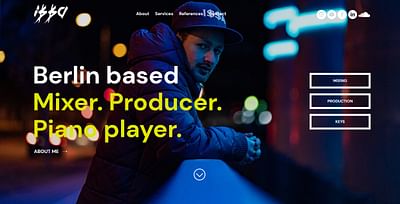 Website I$$A Muzik - Webseitengestaltung