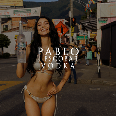 Campagna Mondo Pablo Escobar Vodka - Advertising