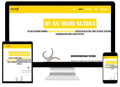 Brand Bazooke - Webseitengestaltung