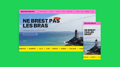 Site e-commerce Escape Game - Escape The City - E-commerce