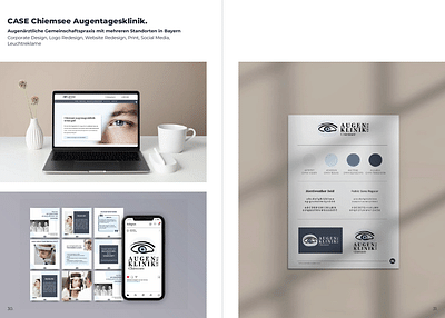 Neuausrichtung Chiemsee Augentagesklinik. - Website Creation
