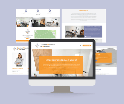 Site internet : Centre Médical de Neupré - Website Creatie