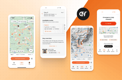 Cross-Platform Flutter App for Cycling Tour Adventures - Application mobile