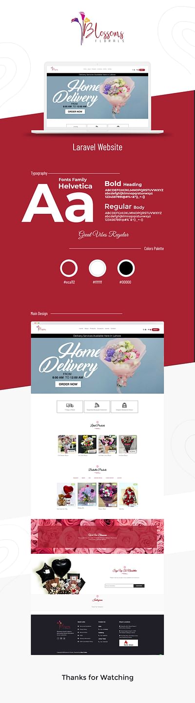 Blossoms - Website Creatie