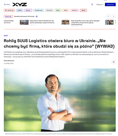 Rohlig SUUS Logistics — expansion into Ukraine - Public Relations (PR)