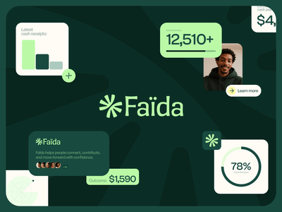 Faïda — Fintech Brand Identity - Branding y posicionamiento de marca