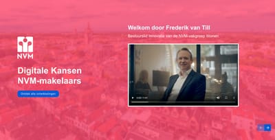 E-zine design & development voor de NVM - Web Applicatie