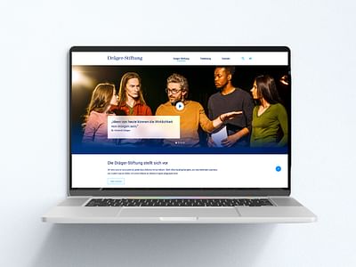 Neugestaltung der Website für die Dräger Stiftung - Website Creation