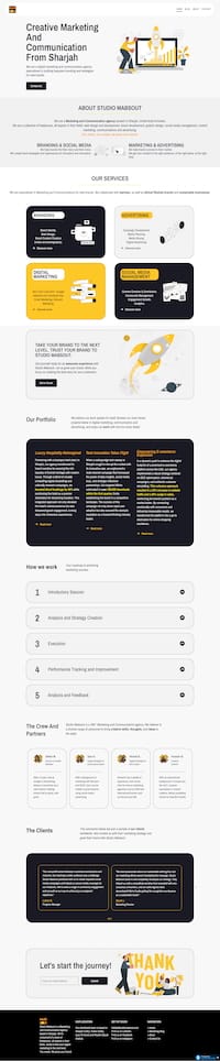 New Website Structure for Studio Mabsout - Marketing