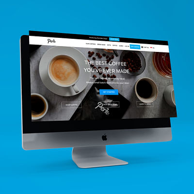 Perk Coffee - Applicazione web