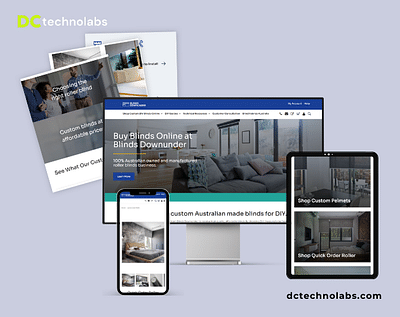 eCommerce Solution for Blinds Downunder - Website Creation