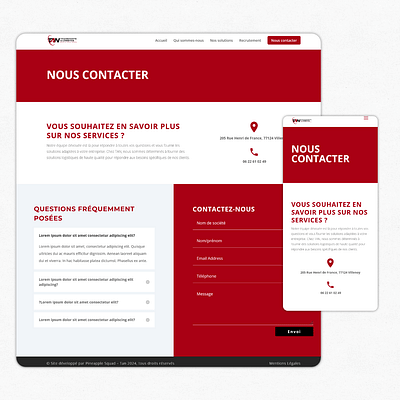 Tan Transports – Logo & Site internet - Design & graphisme