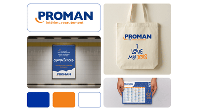 PROMAN : online et offline - Design & graphisme