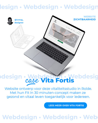 Vita Fortis - Vitaliteitsstudio met uniek concept - Website Creation