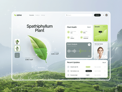 Zolve — A UI/UX that brings nature’s touch to life - Ergonomie (UX/UI)