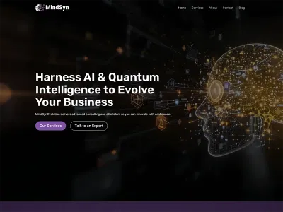 WordPress Website for MindSyn Evolution - Website Creation