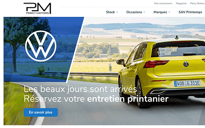 Stratégie & marketing digital - Percy Motors - Publicidad Online