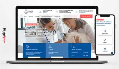 Un site en urgence pour Urgences Vet’s - Website Creatie