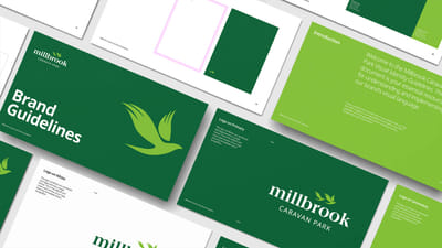 Millbrook Caravan Park Branding - Markenbildung & Positionierung