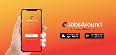 Jobs Around - Mobile App for HR & JobSeekers - Graphic Design