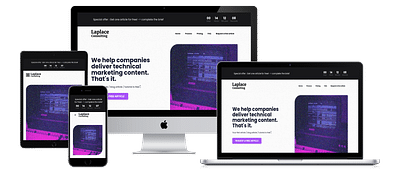 Laplace Consulting - Website Creation