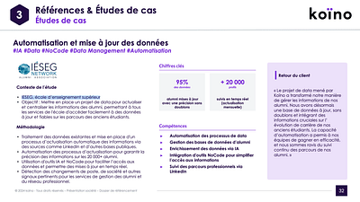 Automatisation et mise à jour des données - IESEG - Data Consulting