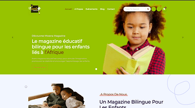 Kids Magazine Website - Website Creatie