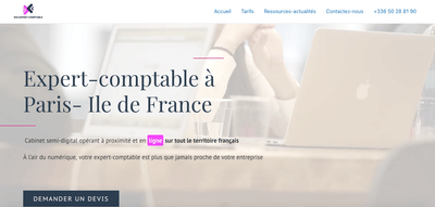 Efa-comptable - Création de site internet