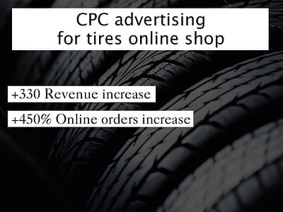 CPC advertising for tires online shop - Publicité