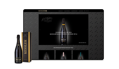Shopware online shop for KESSLER Sekt - Onlinewerbung
