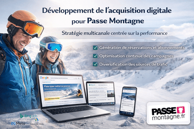 Une collaboration efficace et orientée résultats avec Passe Montagne - Online Advertising
