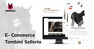 E-commerce Selleria Tombini - Image de marque & branding