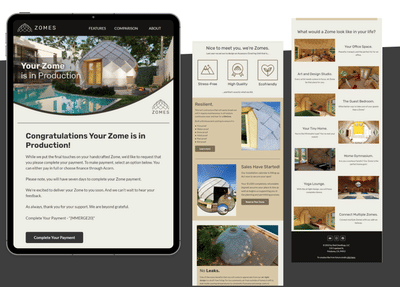 Zomes (Email Marketing Campaign) - Graphic Design