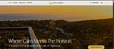 Sea and Sunset Boutique Villa — Website - Application web