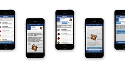 Mobile Landingpage für Vontobel - Pubblicità