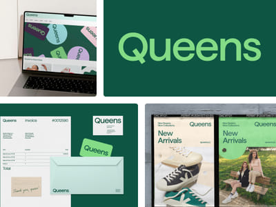 Visual Identity for Queens - Grafikdesign