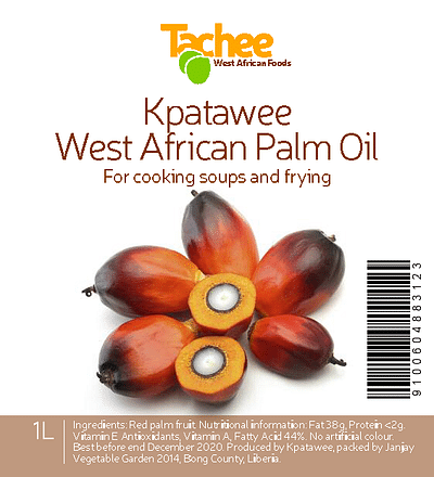 Kpatawee West African Palm Oil - Verpackungsdesign
