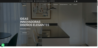Maria Soto Interiorista - Website Creation