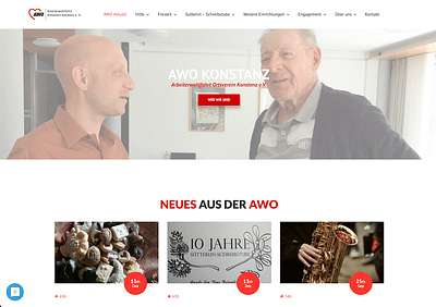 AWO - Wordpress - Webseitengestaltung
