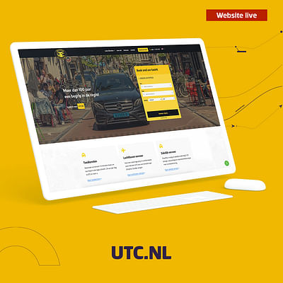 Website Utrechtse Taxi Centrale - Branding & Positioning