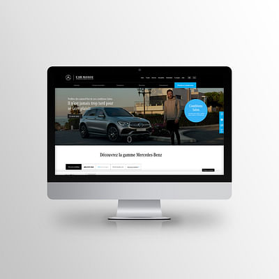 Car avenue - Mercedes Benz - Webseitengestaltung