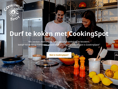 CookingSpot - Création de site internet