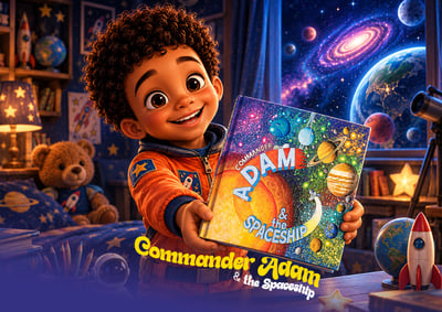 Commander Adam | Children's Book Design - Content Strategy