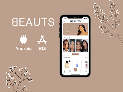 Beauts Android & iOS Shopify Mobile Apps - E-commerce