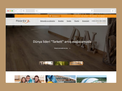 Website for Floorex - Création de site internet