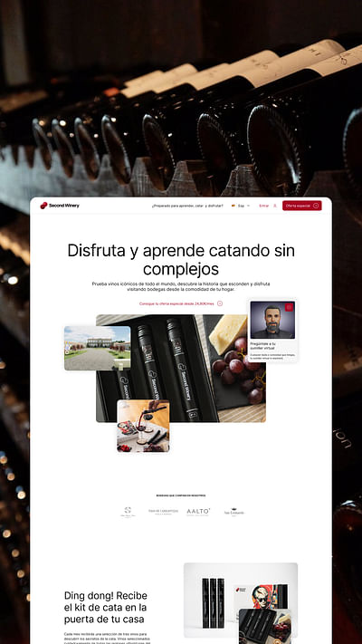 Second Winery, Digital Journey into Wines - Identité Graphique