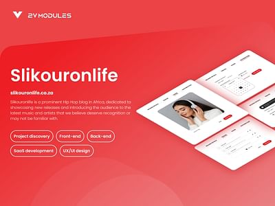 SlikourOnLife - music distribution platform - Website Creation